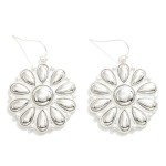 Wholesale metal Flower Drop Earrings L