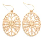 Wholesale filigree Flower Drop Earrings L