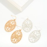 Wholesale filigree Flower Drop Earrings L