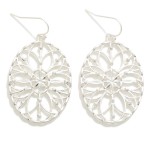 Wholesale filigree Flower Drop Earrings L