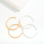Wholesale simple Metal Hoop Earring L