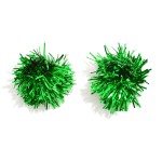 Wholesale tinsel Pom Pom Stud Earring L