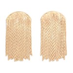 Wholesale metal Arch Tassel Drop Earring L