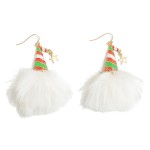 Christmas Gnome Pom Drop Earring

- Zinc Alloy
- Lead and Nickel Free
- Approximately 2.25"L