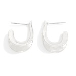 Swoop Hoop Drop Earrings

- Approximately 0.75" L