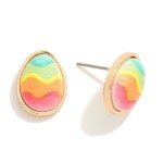 Easter Egg Stud Earrings

- Approximately .5" L