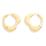 Wholesale metal Heart Hoop Earrings D