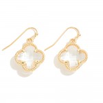 Wholesale glass Crystal Clover Drop Earrings L