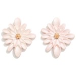 Wholesale flower Post Drop Earrings L