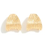 Wholesale metal Mermaid Tail Post Drop Earrings L