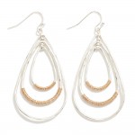 Wholesale nesting Teardrop Drop Earrings Wire Wrap Accents L