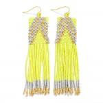 Wholesale seed Bead Tassel Drop Earrings L