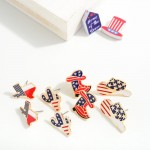 Wholesale state Texas Stud Earrings Americana Detail L