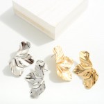Wholesale metal Petal Drop Earrings L