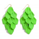 Wholesale layered Rose Petal Drop Earrings L