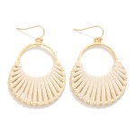 Wholesale woven Leather Drop Earrings L