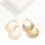 Wholesale woven Leather Drop Earrings L