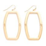 Wholesale linked Metal Angular Arches Drop Earrings L