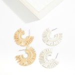 Wholesale fanned Metal Hoop Earrings D