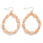 Faceted Beads Loop Drop Earrings

- Approximately 2" L