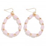 Faceted Beads Loop Drop Earrings

- Approximately 2" L