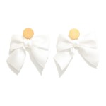 Wholesale ribbon Bow Drop Earrings L