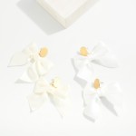 Wholesale ribbon Bow Drop Earrings L
