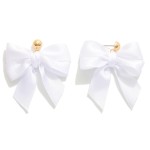 Wholesale bow Post Drop Earrings L