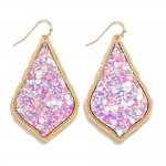 Wholesale glitter Teardrop Drop Earrings L