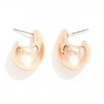 Wholesale metal Teardrop Hoop Earrings D