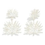 Wholesale linked Metal Star Burst Drop Earrings Rhinestone Details L