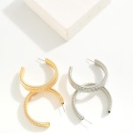 Wholesale wire Wrapped Metal Hoop Earrings D