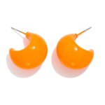 Wholesale acetate Teardrop Hoop Earrings D