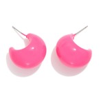 Wholesale acetate Teardrop Hoop Earrings D