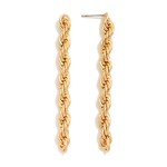 Wholesale metal Rope Chain Drop Earrings L