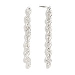 Wholesale metal Rope Chain Drop Earrings L