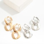 Wholesale large Metal Chain Link Drop Earrings L
