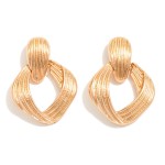 Wholesale metal Infiniti Loop Door Knocker Drop Earrings L