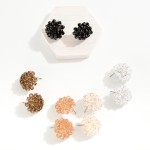 Wholesale faceted Bead Cluster Oversized Stud Earrings D