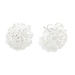Wholesale faceted Bead Cluster Oversized Stud Earrings D