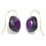 Wholesale cushion Square Cut Glass Crystal Drop Earrings L