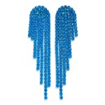 Wholesale rhinestone Tassel Post Drop Earrings L