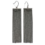 Wholesale rhinestone Fringe Drop Earrings L