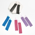 Wholesale rhinestone Fringe Drop Earrings L