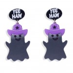 Wholesale acetate Cowboy Ghost YEE HAW Post L