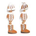 Wholesale acetate Linked Snow Gear Post Drop Earrings L