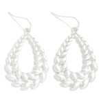 Wholesale layered Metal Seeds Teardrop Drop Earrings L