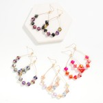 Wholesale metal Linked Teardrop Drop Earrings L