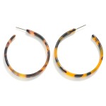 Wholesale tortoise Shell Hoop Earrings D
