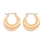 Wholesale tapered Metal Hoop Earrings D